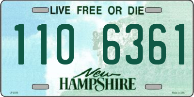 NH license plate 1106361