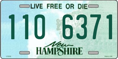 NH license plate 1106371