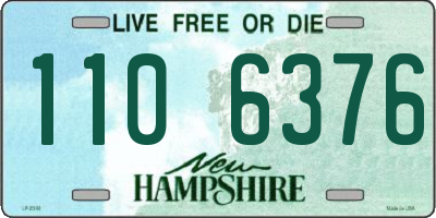 NH license plate 1106376
