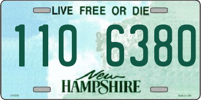 NH license plate 1106380