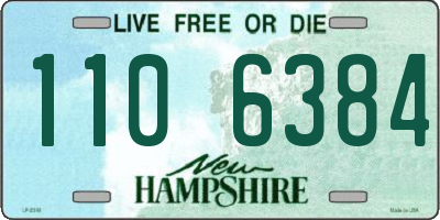 NH license plate 1106384