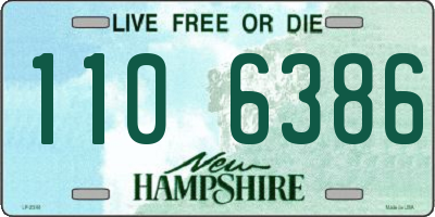 NH license plate 1106386