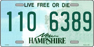 NH license plate 1106389