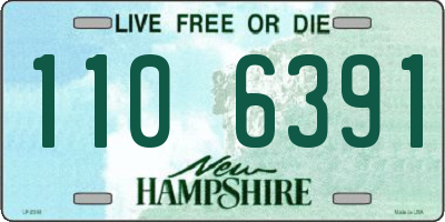NH license plate 1106391
