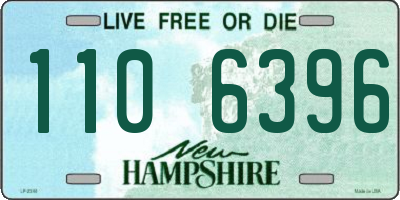 NH license plate 1106396