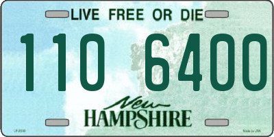 NH license plate 1106400
