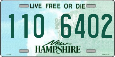 NH license plate 1106402