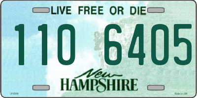 NH license plate 1106405