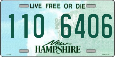 NH license plate 1106406