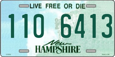 NH license plate 1106413