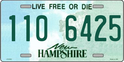 NH license plate 1106425