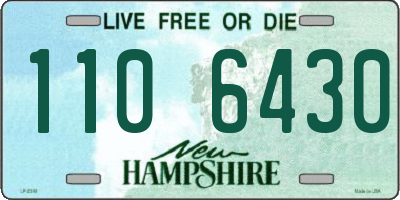 NH license plate 1106430