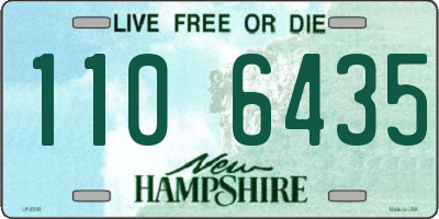 NH license plate 1106435