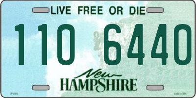 NH license plate 1106440