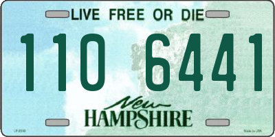 NH license plate 1106441