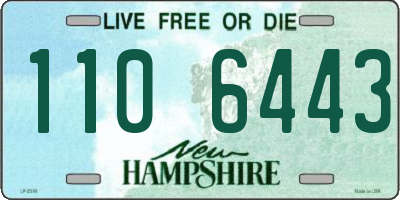 NH license plate 1106443