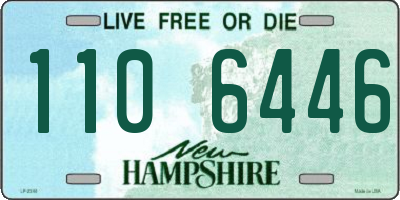 NH license plate 1106446