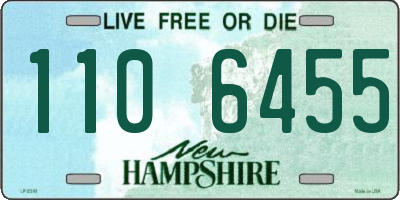 NH license plate 1106455