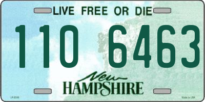 NH license plate 1106463
