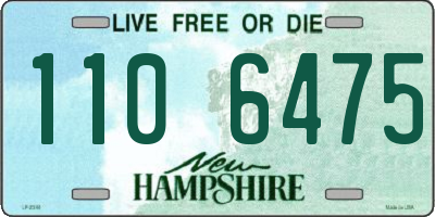 NH license plate 1106475