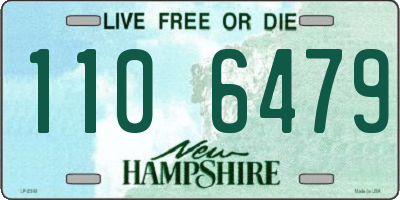 NH license plate 1106479