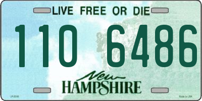 NH license plate 1106486