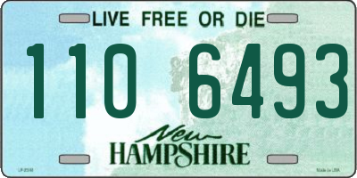 NH license plate 1106493