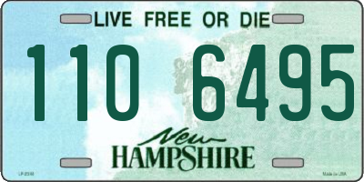 NH license plate 1106495