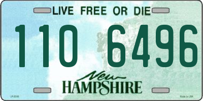 NH license plate 1106496