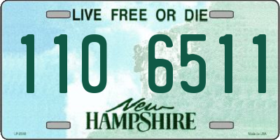 NH license plate 1106511