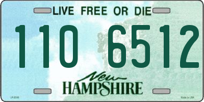 NH license plate 1106512