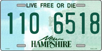 NH license plate 1106518