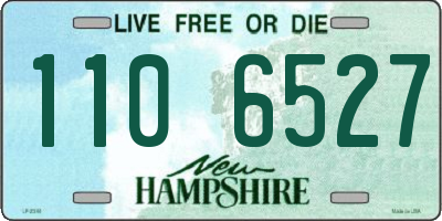 NH license plate 1106527