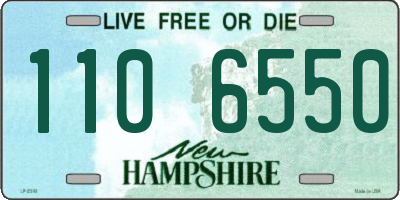 NH license plate 1106550