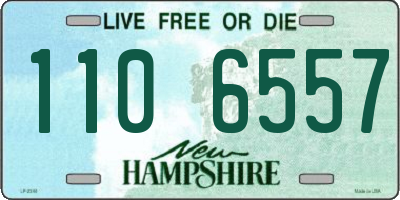 NH license plate 1106557