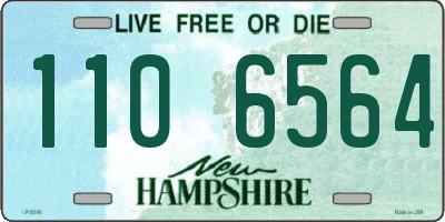 NH license plate 1106564