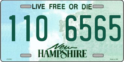 NH license plate 1106565