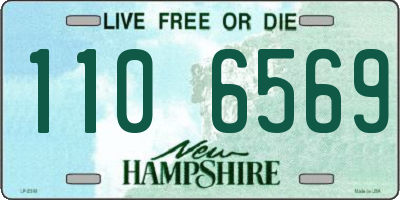 NH license plate 1106569