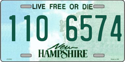NH license plate 1106574