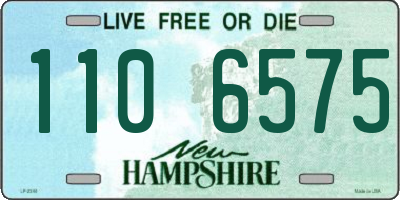 NH license plate 1106575