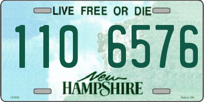 NH license plate 1106576