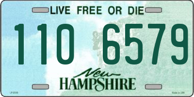 NH license plate 1106579