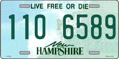 NH license plate 1106589