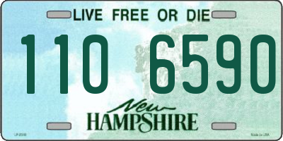 NH license plate 1106590