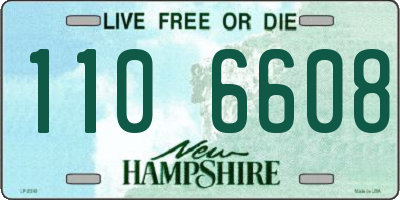 NH license plate 1106608