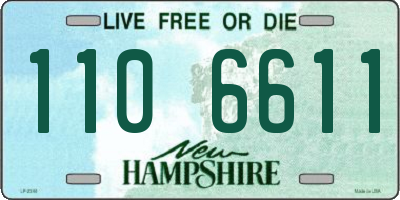 NH license plate 1106611