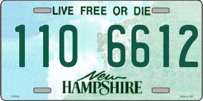 NH license plate 1106612