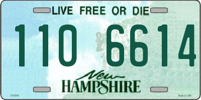 NH license plate 1106614