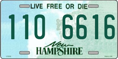 NH license plate 1106616