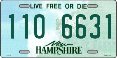 NH license plate 1106631